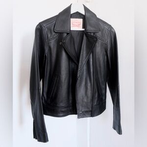 Levi’s Genuine Leather Moto Jacket - Black